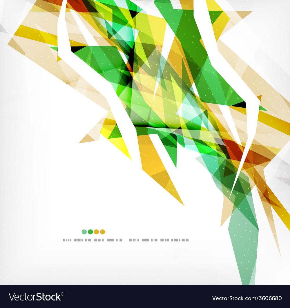 Angular geometric color shapes
