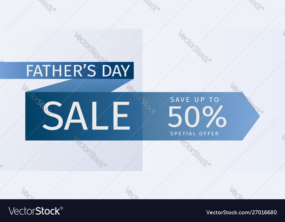 Father's Day Sale Banner - 50% Off