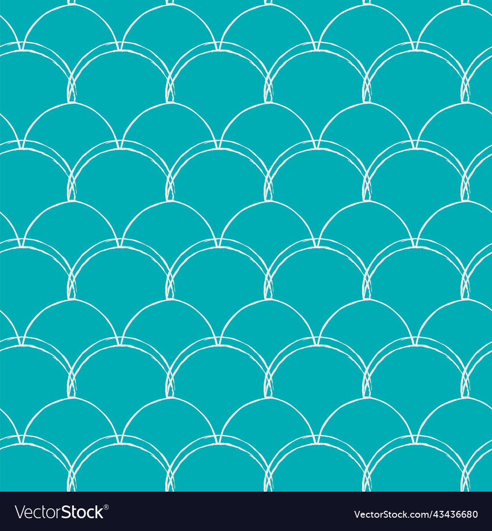Fish scale seamless pattern