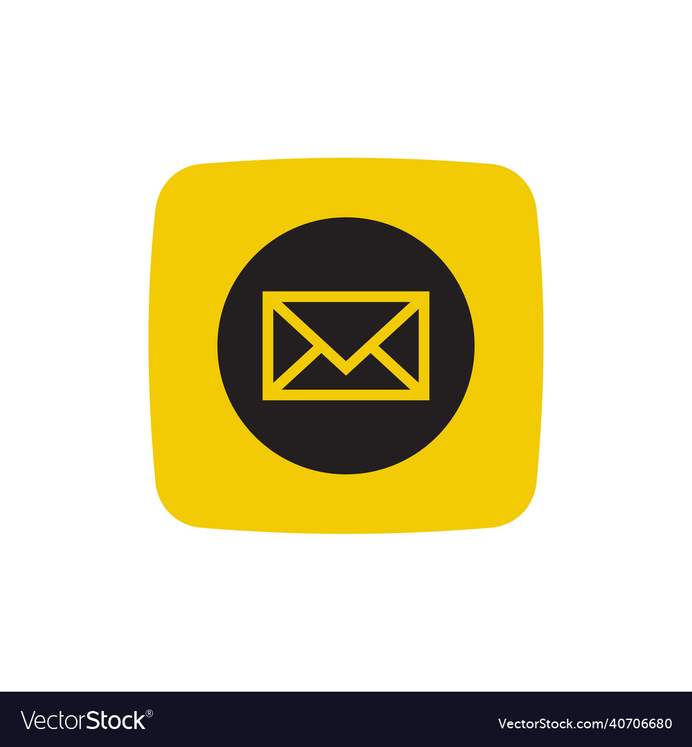 Message sender app icon logo design