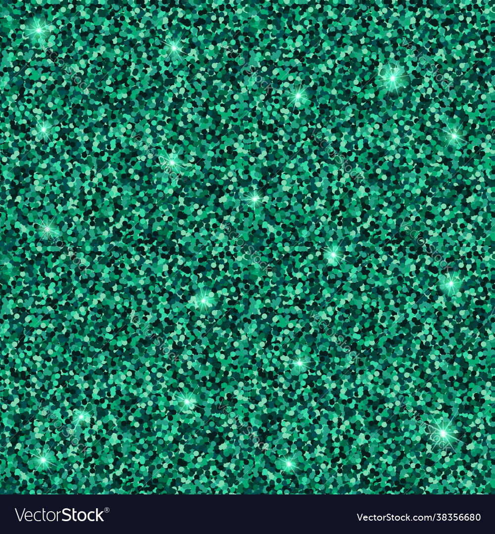 Modern green glitter seamless design for any Vector Image