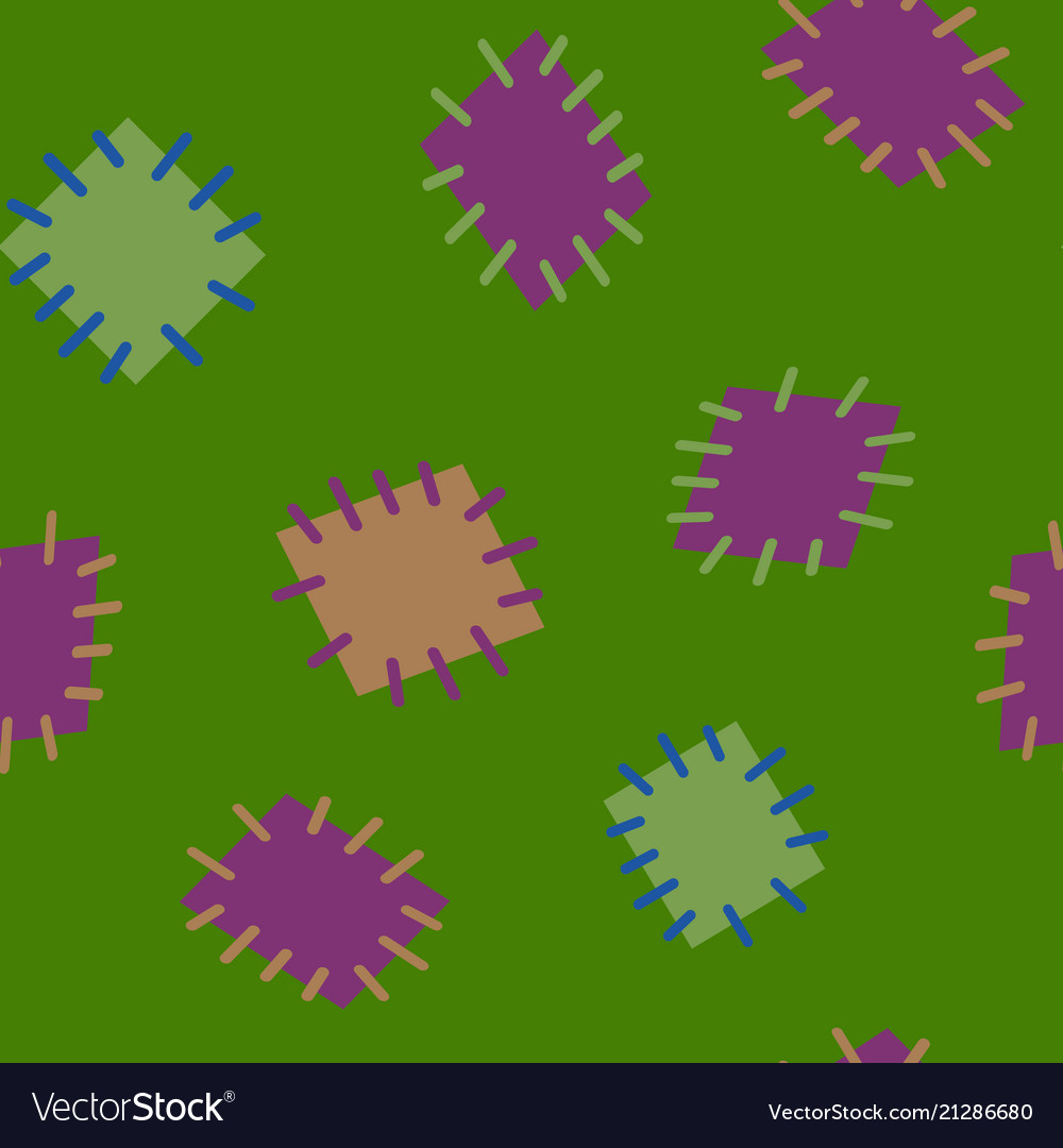 Seamless pattern in color patches vector image Seamless pattern in color patches