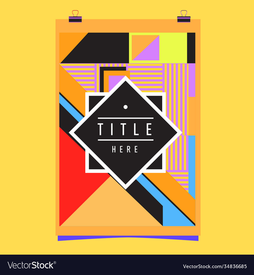 Abstract colorful geometric pattern background Vector Image Abstract colorful geometric pattern background
