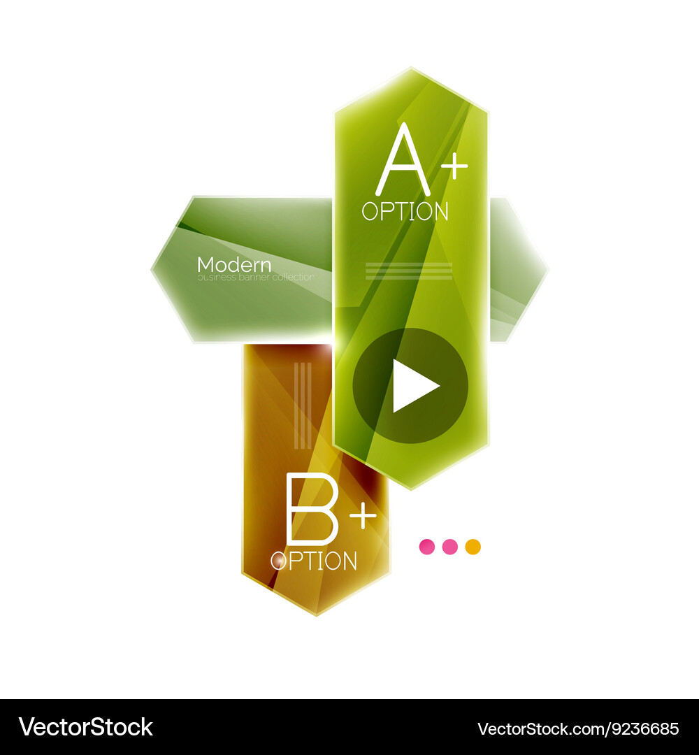 Arrow infographics element Royalty Free Vector Image