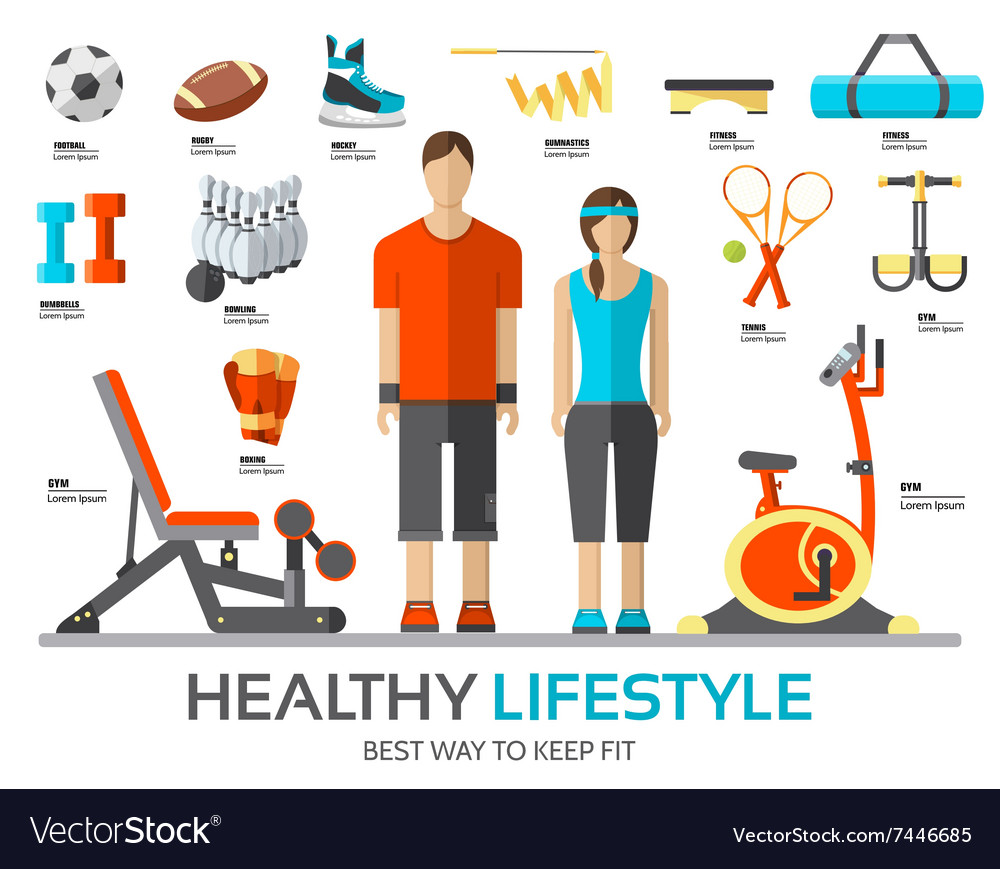 Fitness & Training Ausrüstung Icons