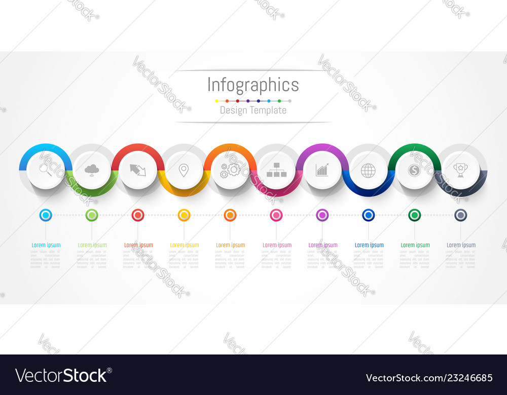 Infographic design elements for your business Vector Image