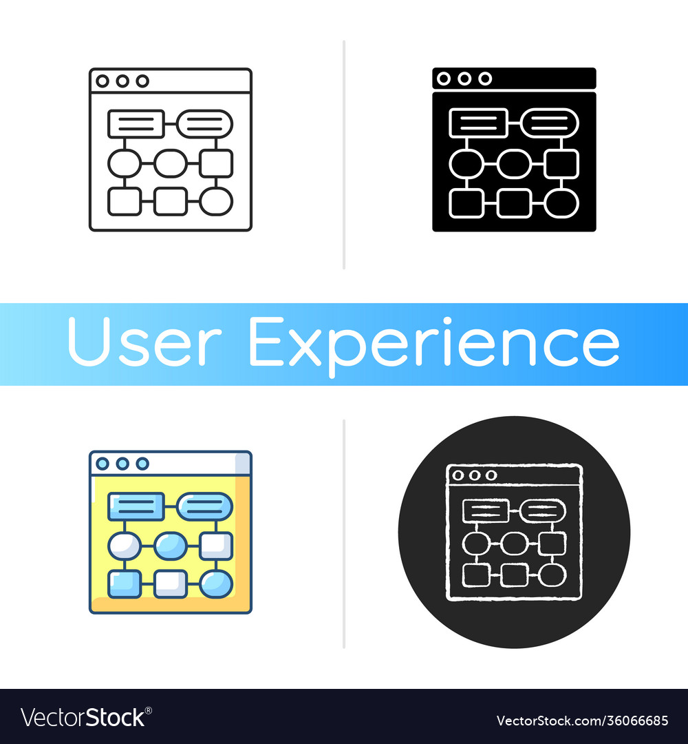 Information architecture icon