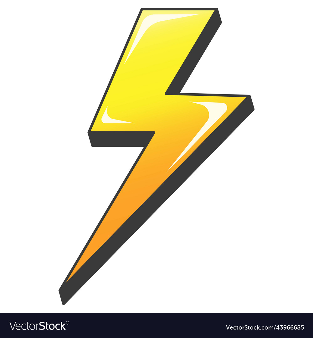 Lightning bolt Royalty Free Vector Image - VectorStock