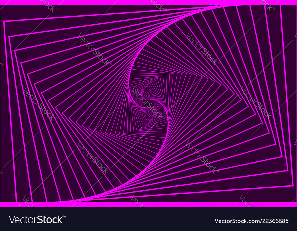 Rectangle optical pattern vector image Rectangle optical pattern
