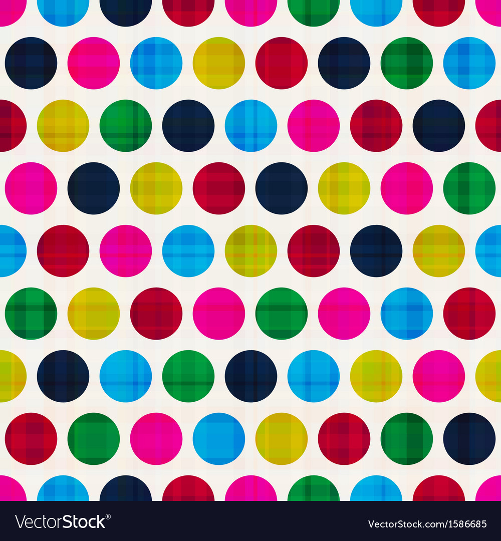 Retro Polka Dot Pattern