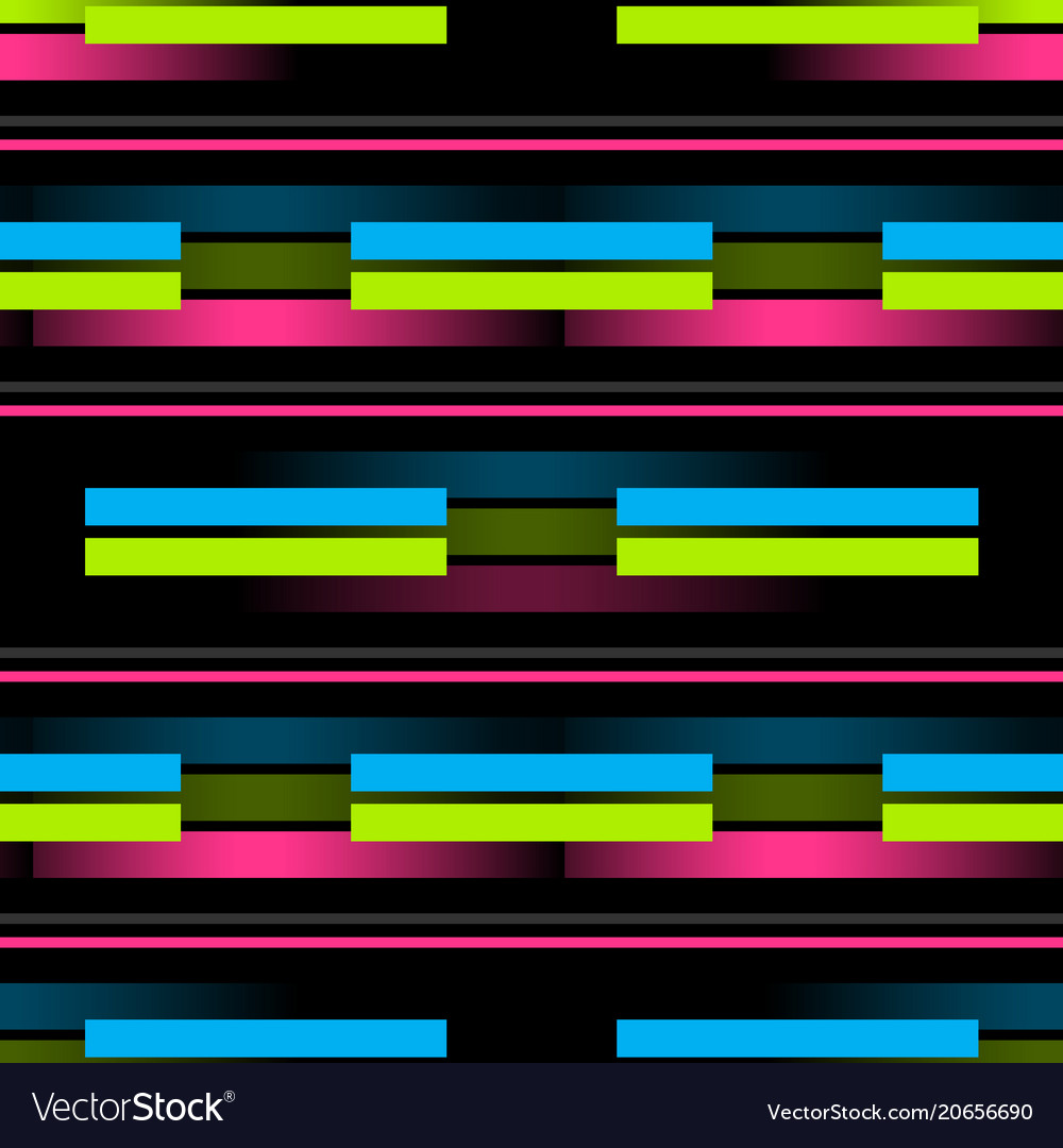 3d lines horizontal seamless pattern