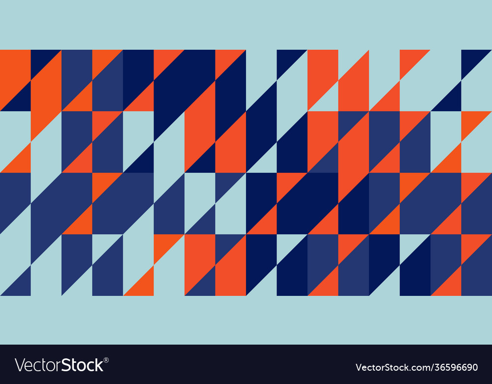 Abstract mosaic pattern design vector image Abstract mosaic pattern design