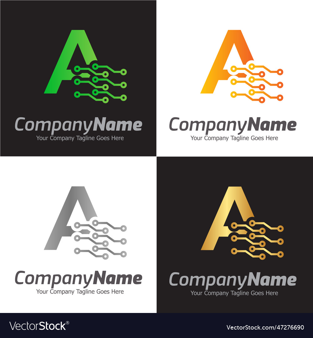 Programming code and technology logo Royalty Free Vector