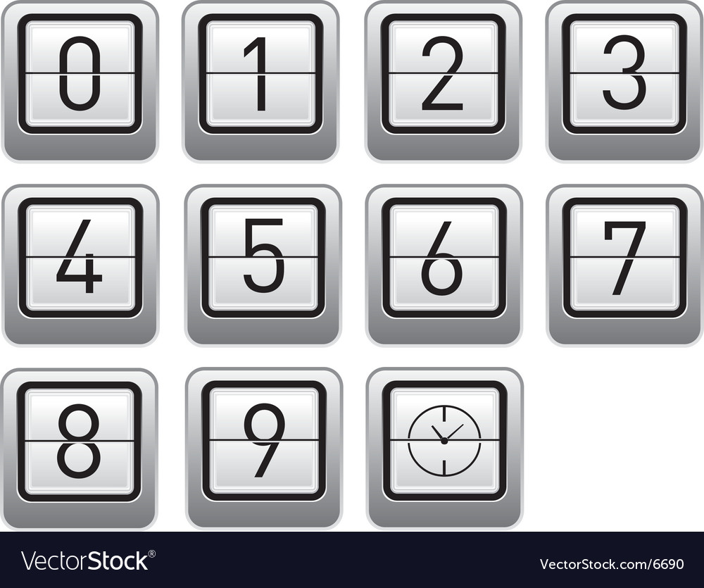 Retro Flip Clock Digital Display