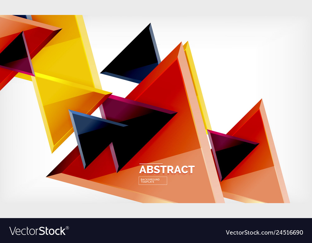 Triangular low poly background design Royalty Free Vector