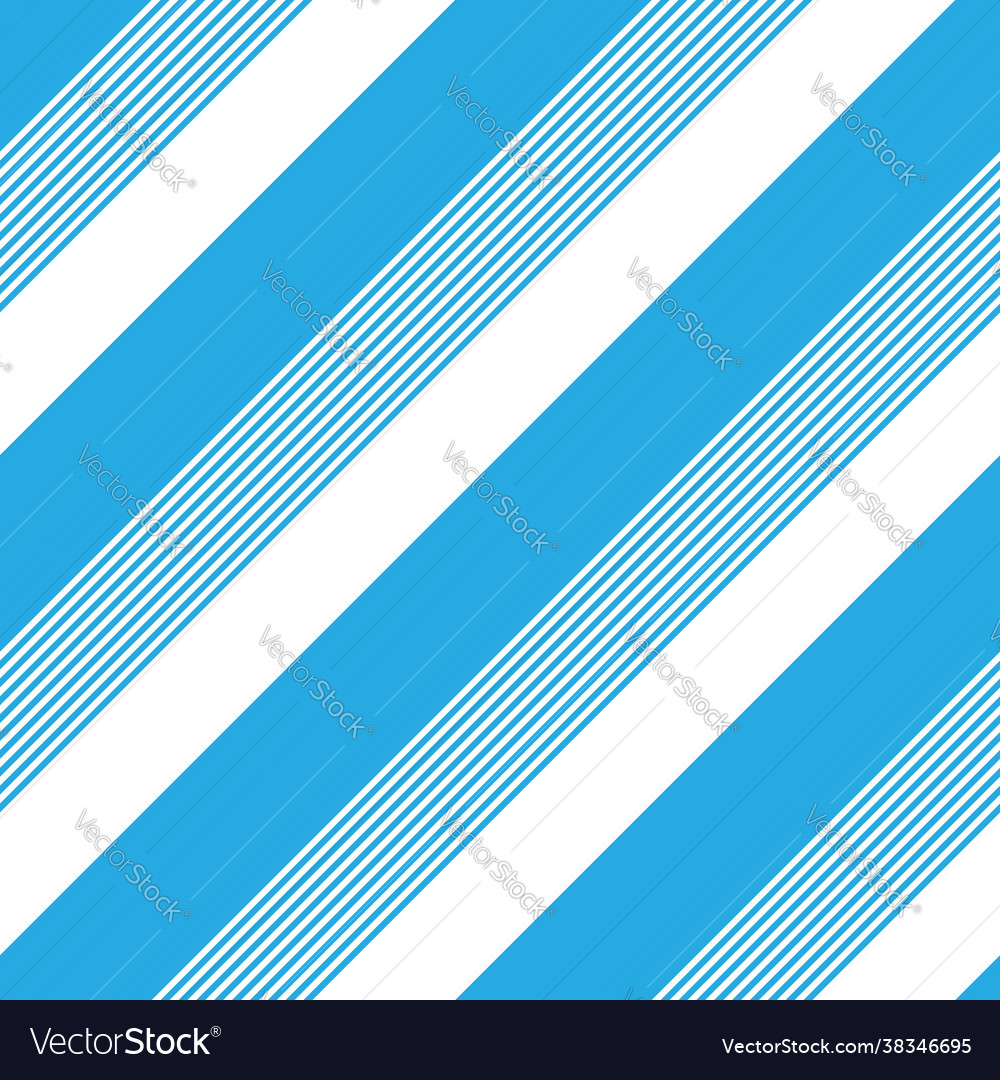 Blue diagonal striped seamless pattern background Vector Image