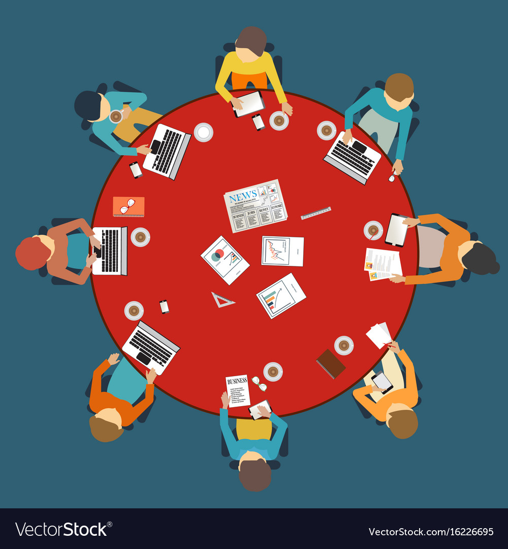 Business meeting dasign Royalty Free Vector Image