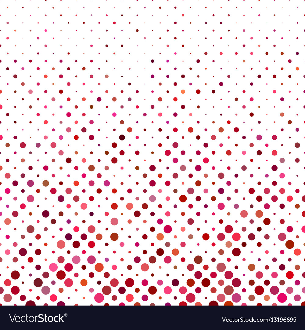 Colored dot pattern background design Royalty Free Vector