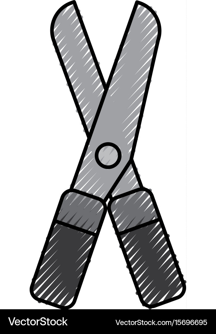 Garden scissors isolated icon Royalty Free Vector Image