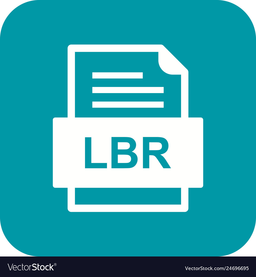 Lbr file document icon