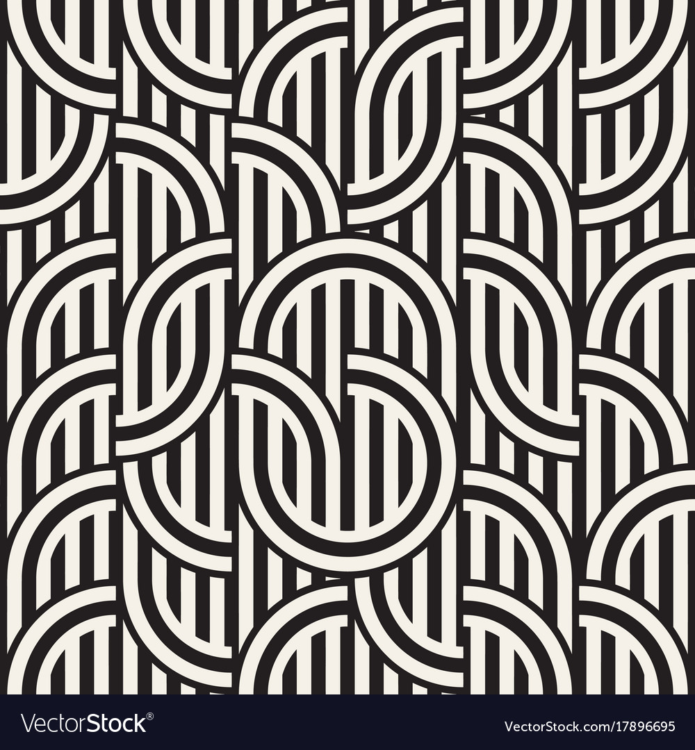 Monochrome Wave Pattern