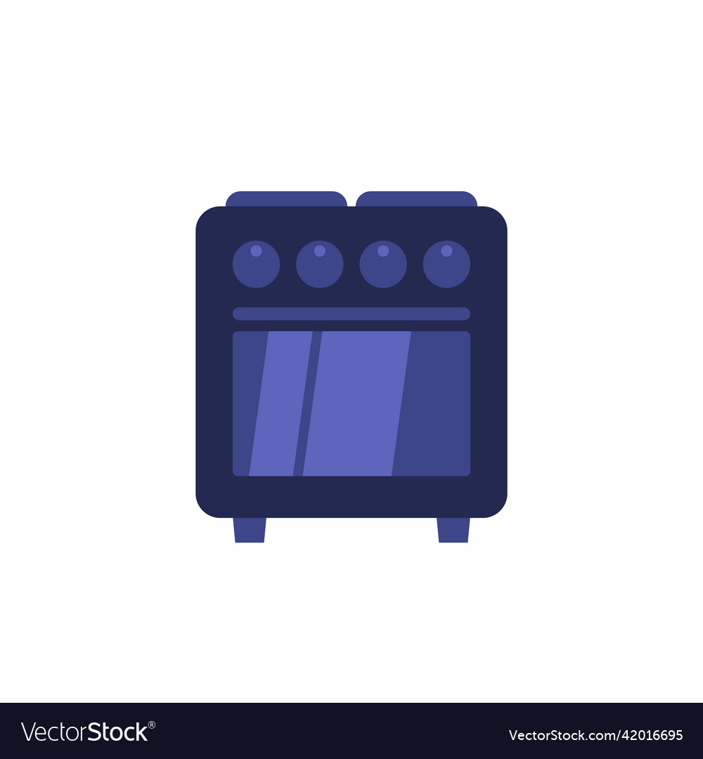 Oven icon on white Royalty Free Vector Image - VectorStock