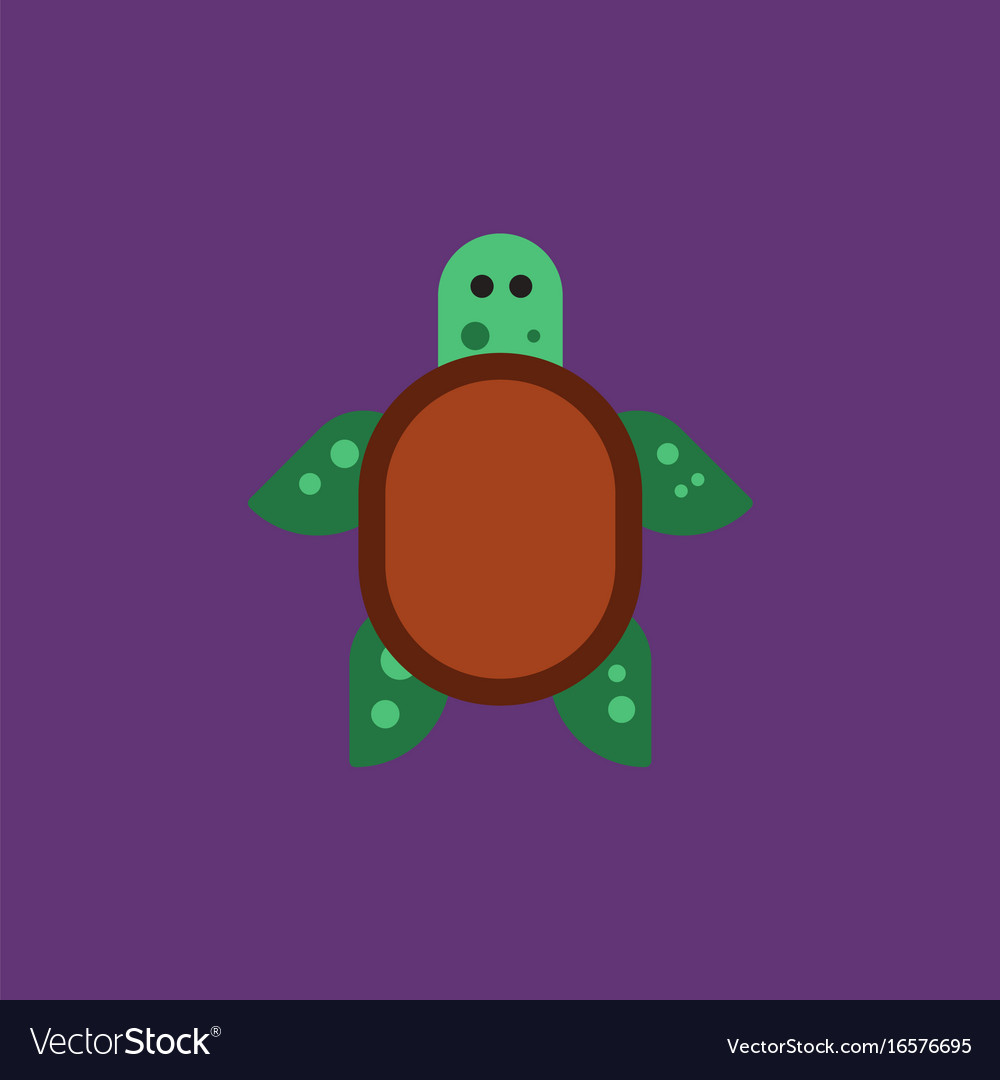 Sea turtle icon Royalty Free Vector Image - VectorStock