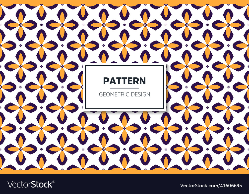 Seamless pattern with simple colorful geometric Vector Image Seamless pattern with simple colorful geometric