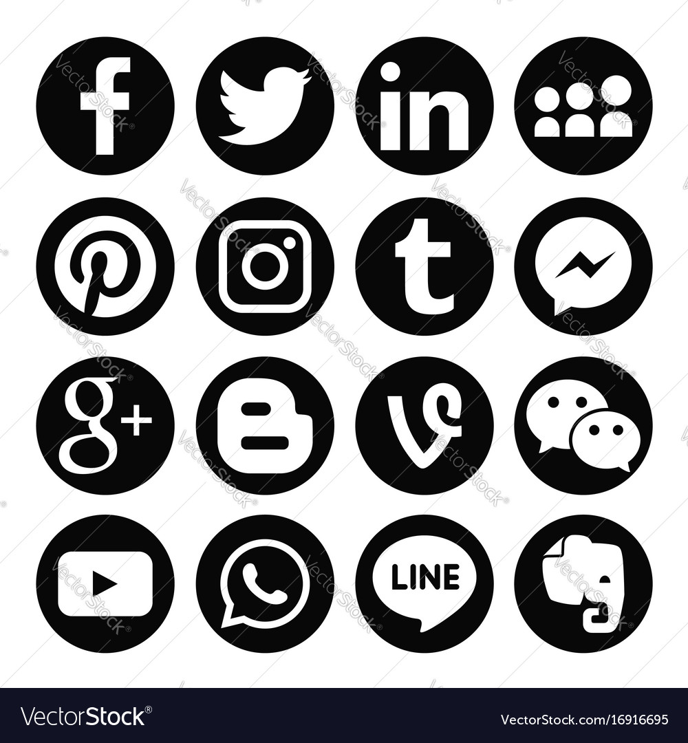 social media logos