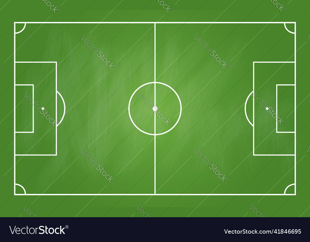 Soccer strategy field football game tactic Vector Image