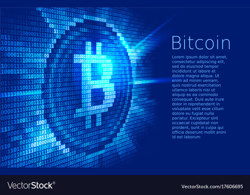 Virtual bitcoin digital currency consist of binary