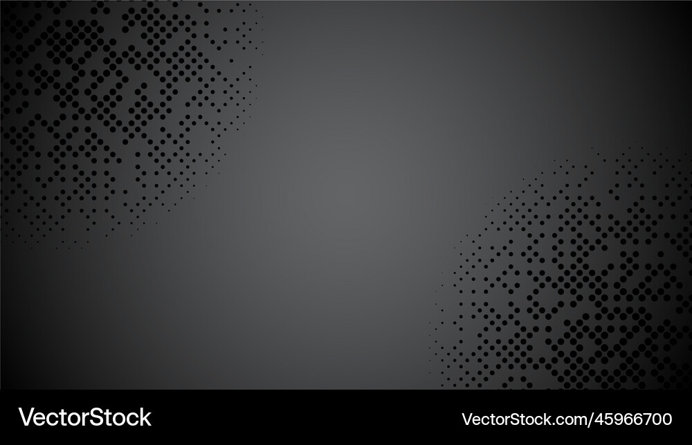 Abstract black background gradient gray backdrop Vector Image