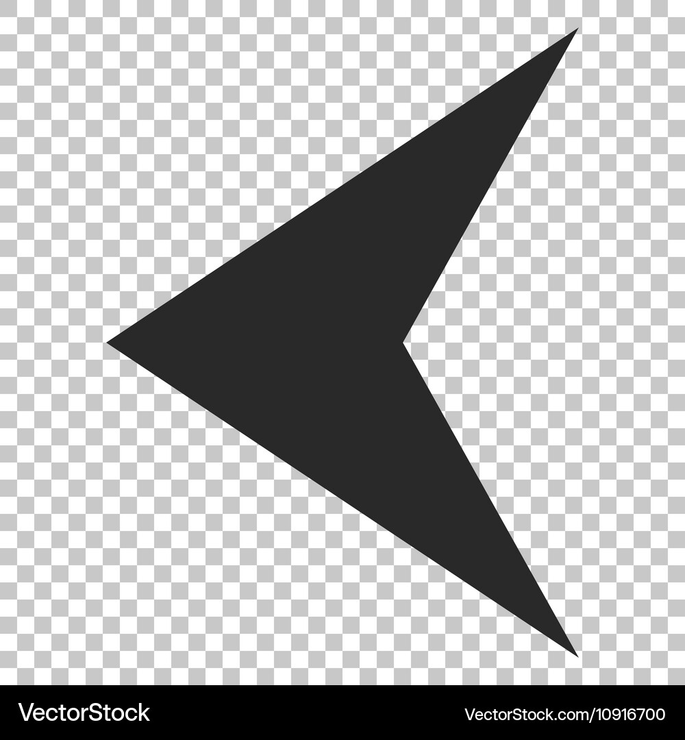Arrowhead left icon Royalty Free Vector Image - VectorStock