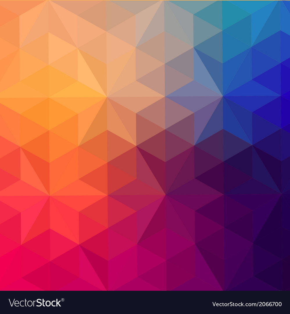Colorful Geometric Mosaic Background
