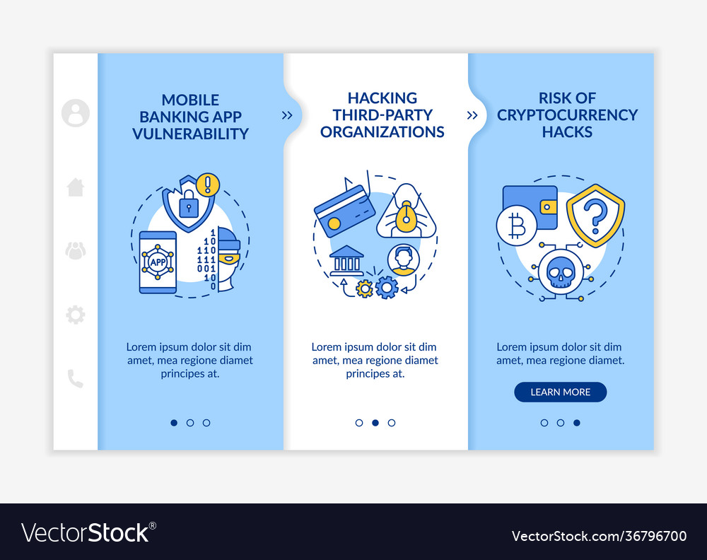 Hacking third-party organizations onboarding vector image Hacking third-party organizations onboarding