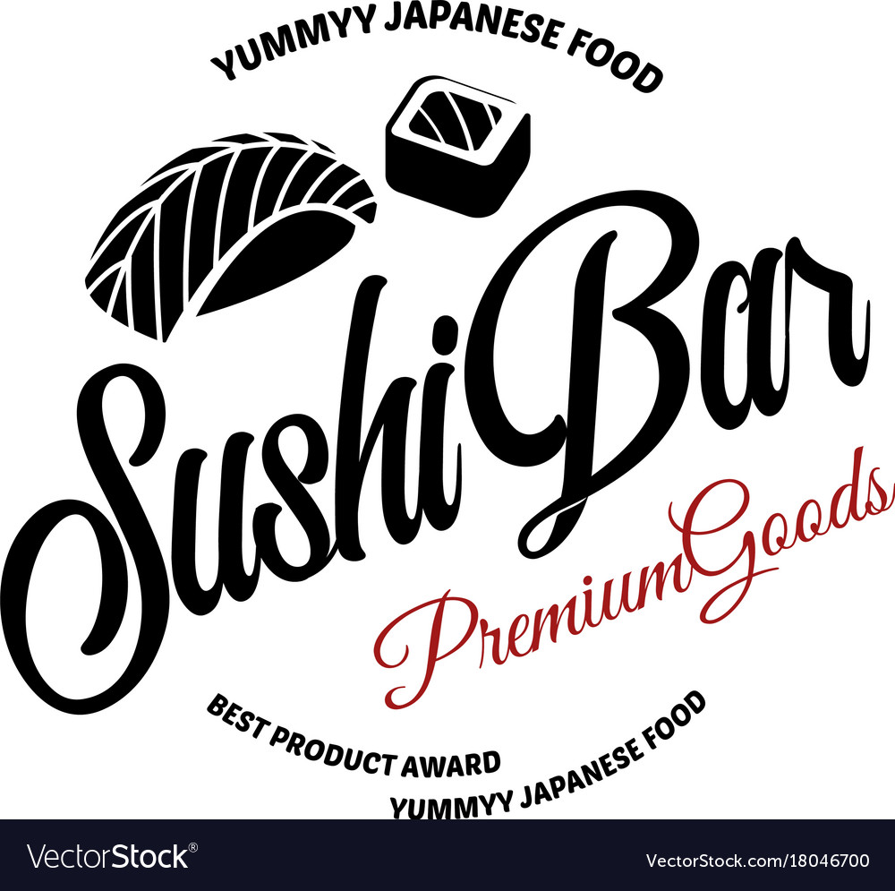 Logo And Emblem For Restaurants Of Anese Vector Image