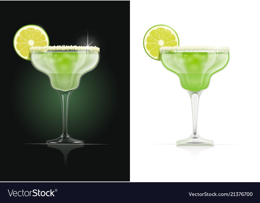 Margarita Glass Alcohol Royalty Free Vector Image 9663