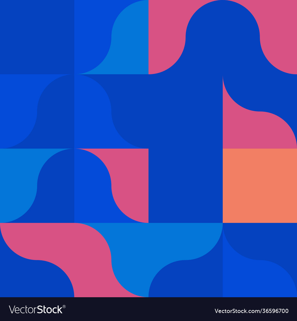 Minimal geometric pattern design vector image Minimal geometric pattern design