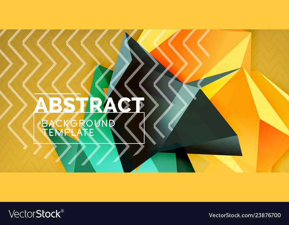 Triangular low poly background design