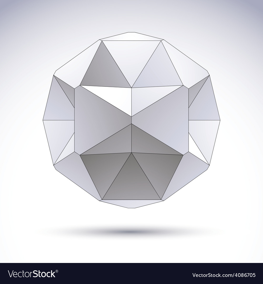 Abstract 3d object clear eps 8