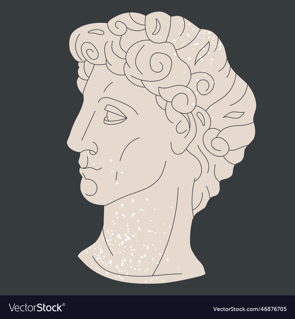 Antique Greek God Sculpture