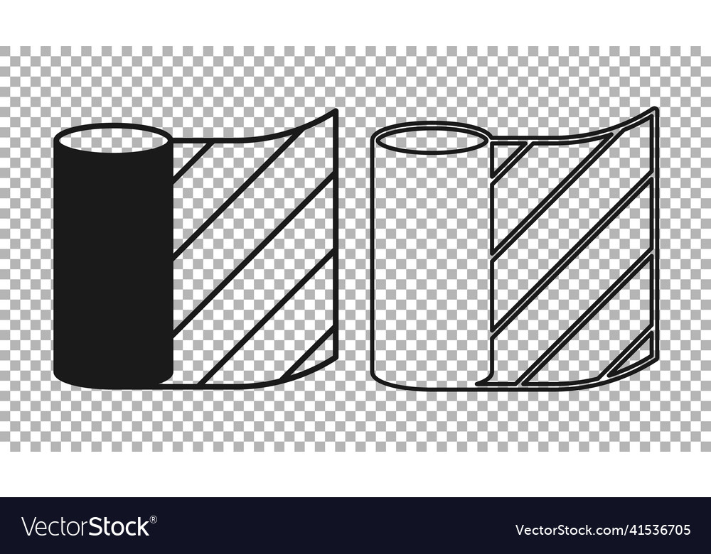 Black wallpaper icon isolated on transparent Vector Image