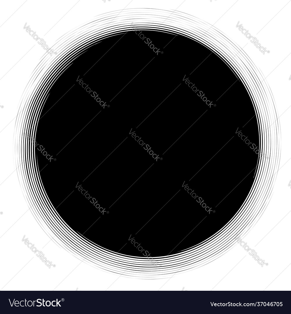 Cyclical circle helix volute element concentric Vector Image Cyclical circle helix volute element concentric