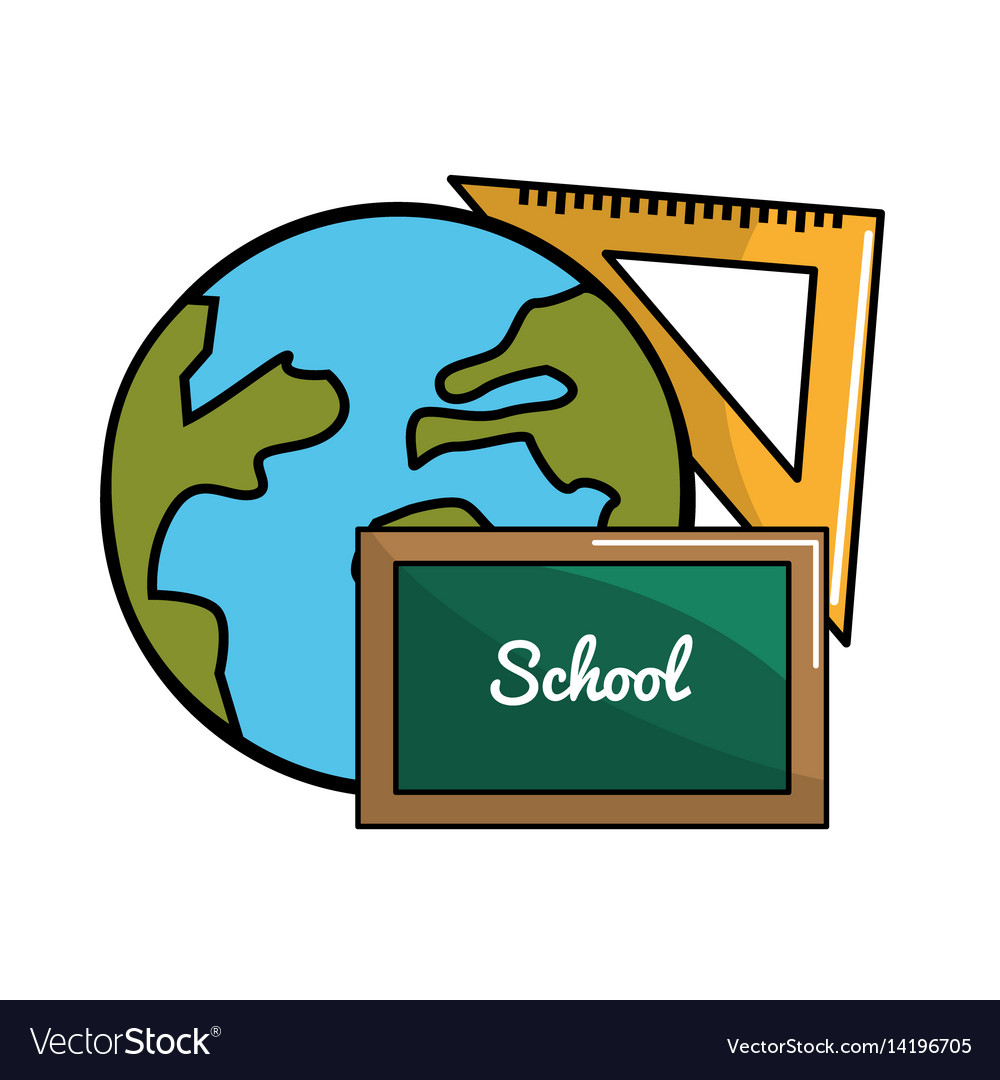 Global planet with boad and triangle rule