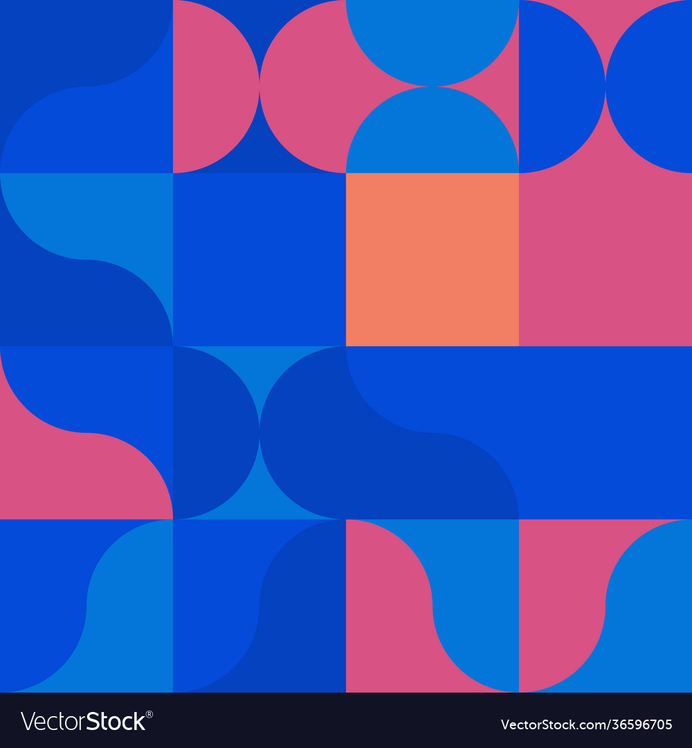 Minimal geometric pattern design vector image Minimal geometric pattern design