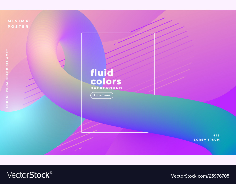 Modern fluid color loop background