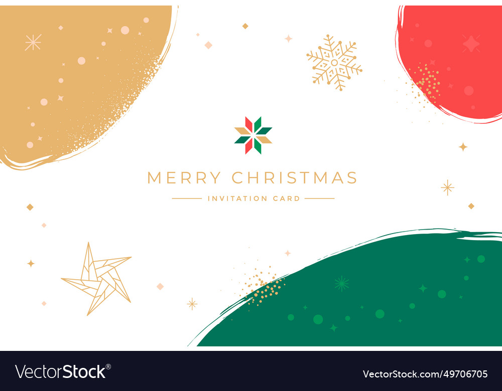 New year and christmas greeting card design Vector Image