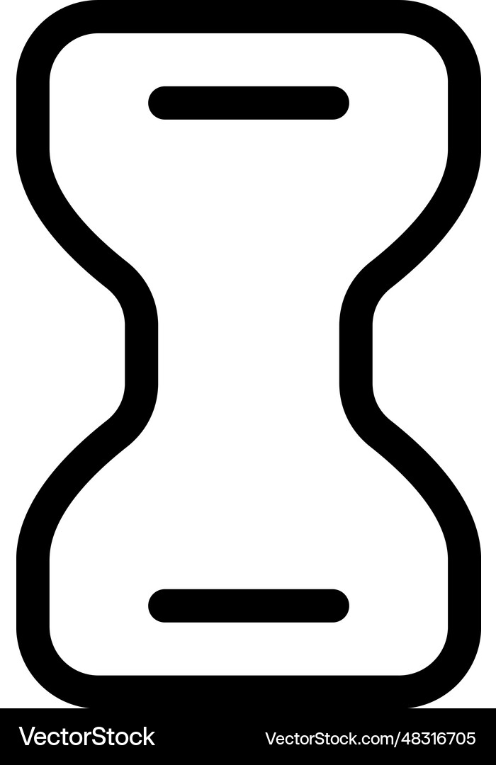 Sand timer icon Royalty Free Vector Image - VectorStock