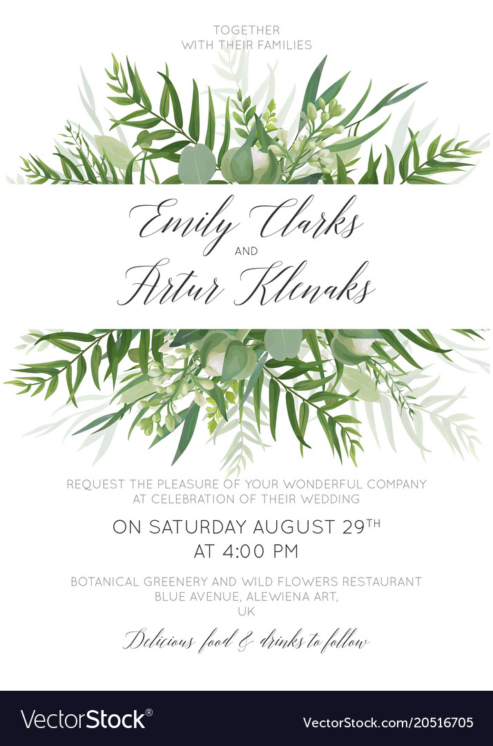 save the date card