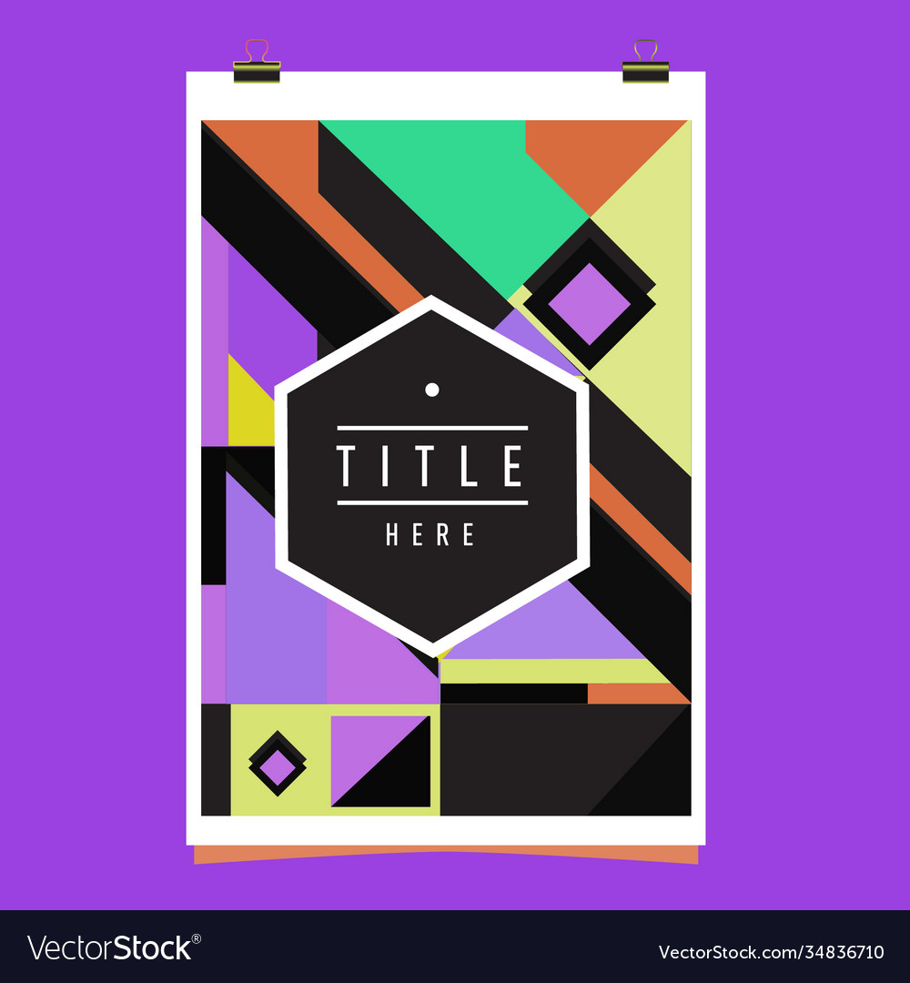 Abstract colorful geometric pattern background